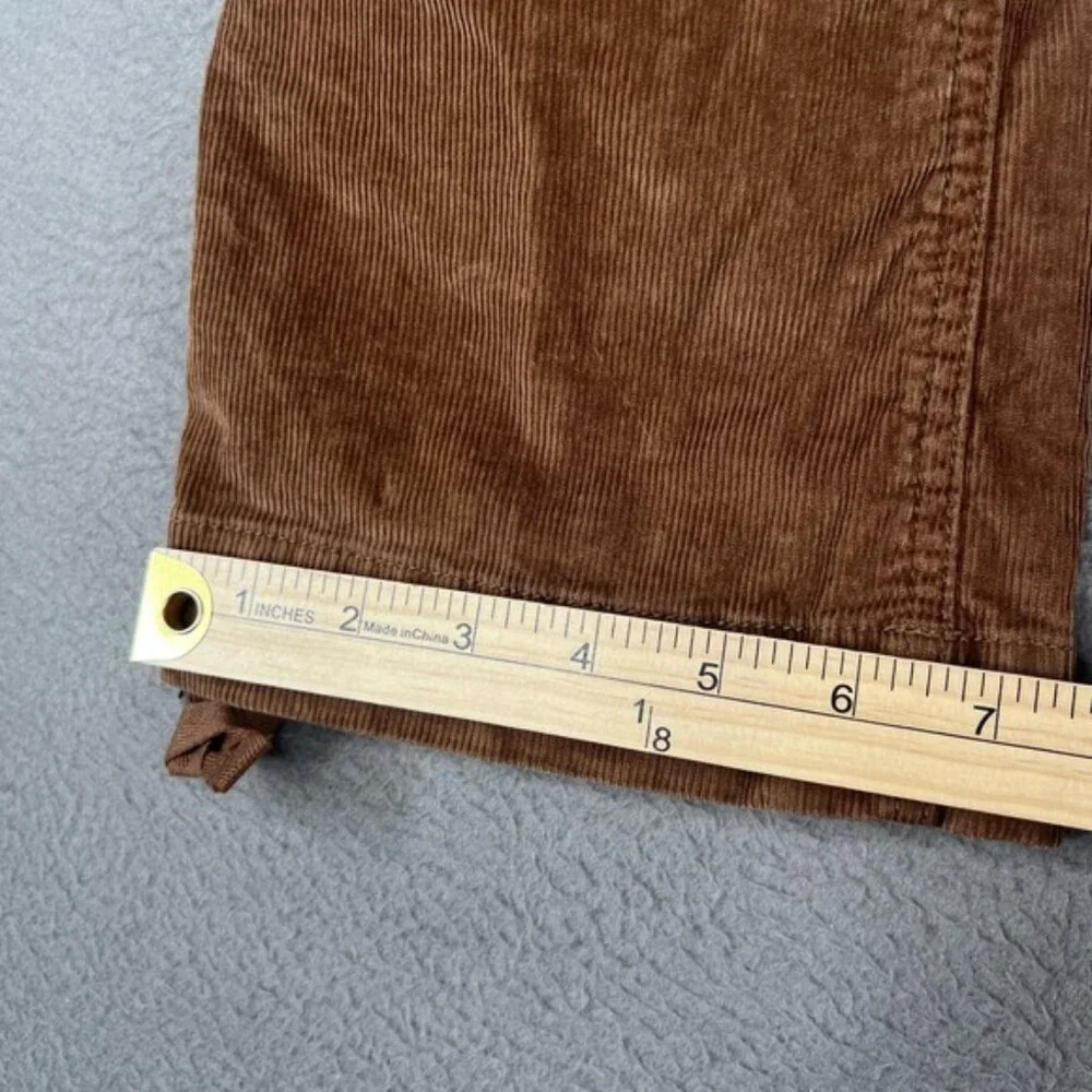 Alpine Design Hike Corduroy Pants Womens Medium Brown Roasted Coffee Outdoor New